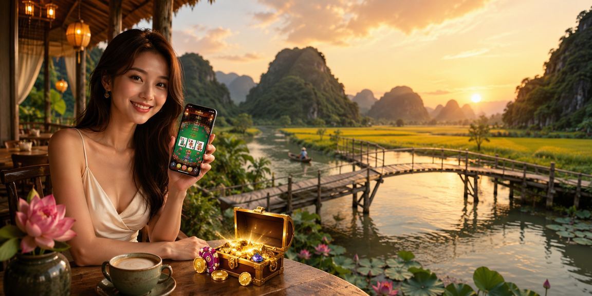 Người dùng chơi bài tại Ninh Bình bên ly cà phê – dữ liệu sử dụng được bảo vệ trên th9